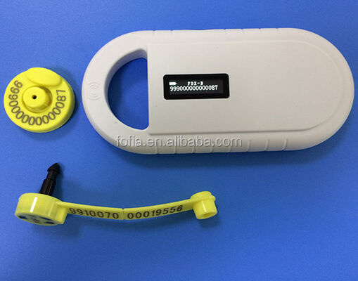 Fofia Handheld Plastic Animal Microchip RFID Card Reader PT160 134.2kHz OLED Screen USB Lithium Battery CE gecertificeerd ISO