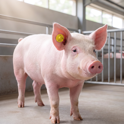 FULL ICAR gecertificeerd 134.2KHz FDX-B RFID-oudertagg voor schapen voor het volgen van vee ET908
