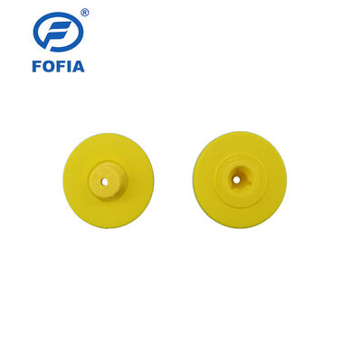 Nieuwe UHF Electronic Waterproof RFID TPU 5.7mm Gele dierlijke oortags ET933+T901 Chips 5 jaar garantie Fofia Beestegebruik
