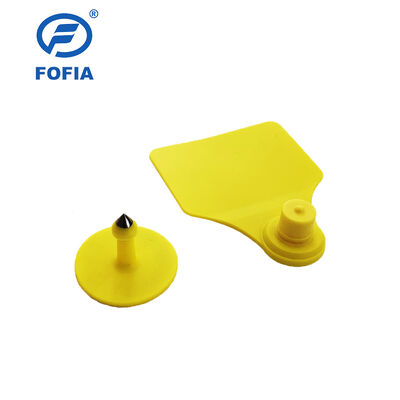 Waterdicht ICAR Fofia T904+T901 Animal Ear Tag Nieuwe hoge kwaliteit RFID TPU 72*57mm Laser Coding 3 jaar garantie voor landbouwgebruik