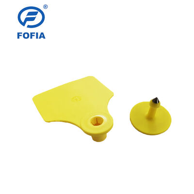 Waterdicht ICAR Fofia T904+T901 Animal Ear Tag Nieuwe hoge kwaliteit RFID TPU 72*57mm Laser Coding 3 jaar garantie voor landbouwgebruik