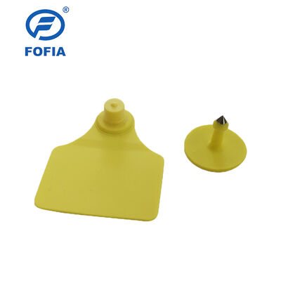 Waterdicht ICAR Fofia T904+T901 Animal Ear Tag Nieuwe hoge kwaliteit RFID TPU 72*57mm Laser Coding 3 jaar garantie voor landbouwgebruik