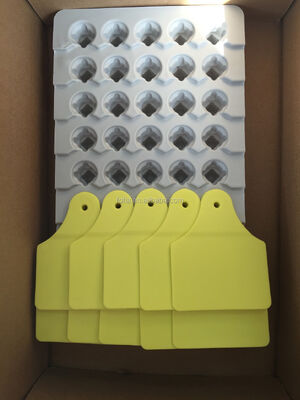 ICAR T904+T905 Combinatie Dieren Oormerk Nieuwe Hoge Kwaliteit RFID Plastic TPU 70*57mm Laser Codering 3 Jaar Garantie Dieren Tracking