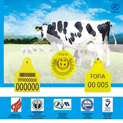 ICAR T904+T905 Combinatie Dieren Oormerk Nieuwe Hoge Kwaliteit RFID Plastic TPU 70*57mm Laser Codering 3 Jaar Garantie Dieren Tracking