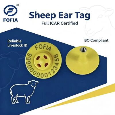 Hoogwaardige nieuwe ET957+T901 134.2kHz TPU elektronische oortekens voor varkens runderen schapen hondenboerderij 10cm leesbereik -20~80C 29.90.3 mm