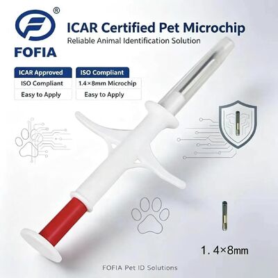 FOFIA Nieuwe RFID 134,2 kHz Animal Microchip FDX/EM4305 IP67 Waterdicht vee/varken/schapen vee dierlijke diersoorten PP