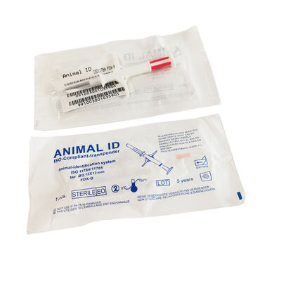 Waterdicht Fofia Nieuw ICAR gecertificeerd RFID 134.2kHz PP Animal ID Microchip Waterdicht voor huisdieren 1,5 jaar garantie Kattenhondgebruik