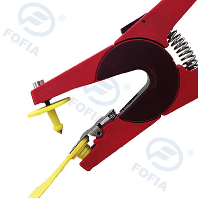 Nieuwe FOFIA Metalen Aluminiumlegering Boerderijdier Oormerk Applicator Laser Codering Rund Varken Schaap Paard 3 Maanden Garantie