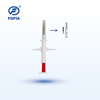 Fofia RFID Injecteerbare Dierlijke Microchip 134,2 kHz ISO 11784 11785 Waterdicht 2,12 X 12 mm Huisdieridentificatie
