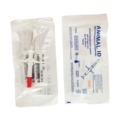 RFID Injecteerbare Dierlijke Microchip 134.2 kHz FDX EM4305 1.4 X 8 mm IP67 Waterdichte ICAR Gecertificeerde Huisdier Identificatie Tag