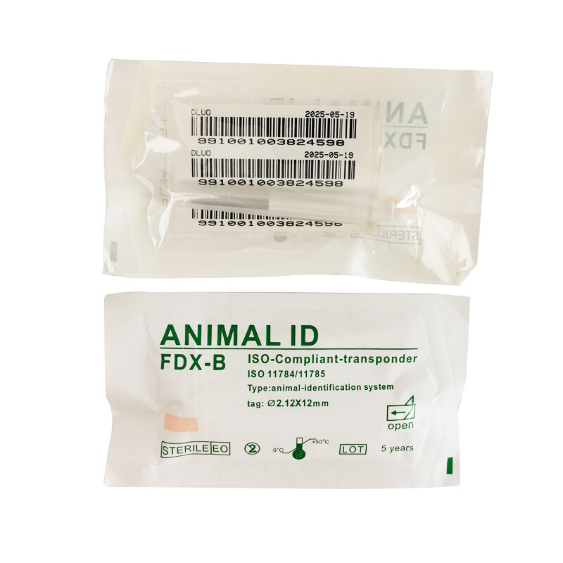 ISO Transponder microchip met unieke gegevensbeveiliging voor identificatie van dieren gevonden