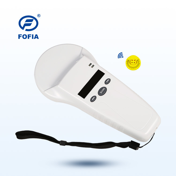 PT580 Handheld Animal Microchip Scanner voor het lezen van ISO11784 FDX-B ID64 En HDX tags
