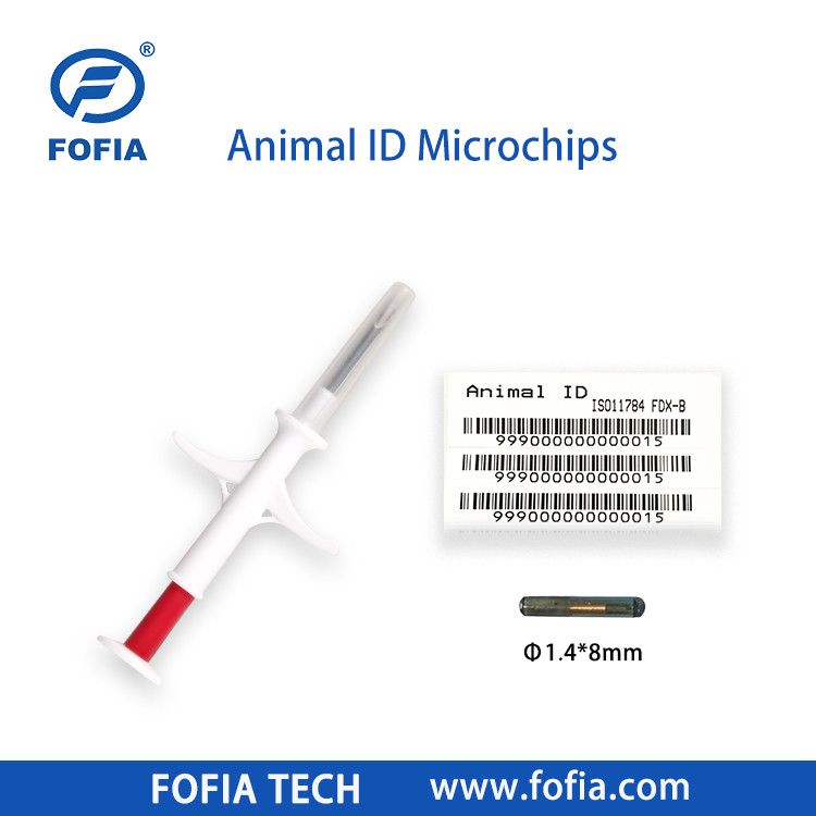20 jaar prestaties Rfid Animal Chip Pet Id Injecteerbare microchips voor dieren met spuit