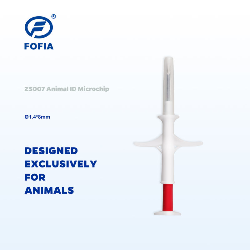 ICAR gecertificeerd Een nieuwe generatie van gesteriliseerde injectiespuit identificatie microchip voor alle soorten dieren ZS007