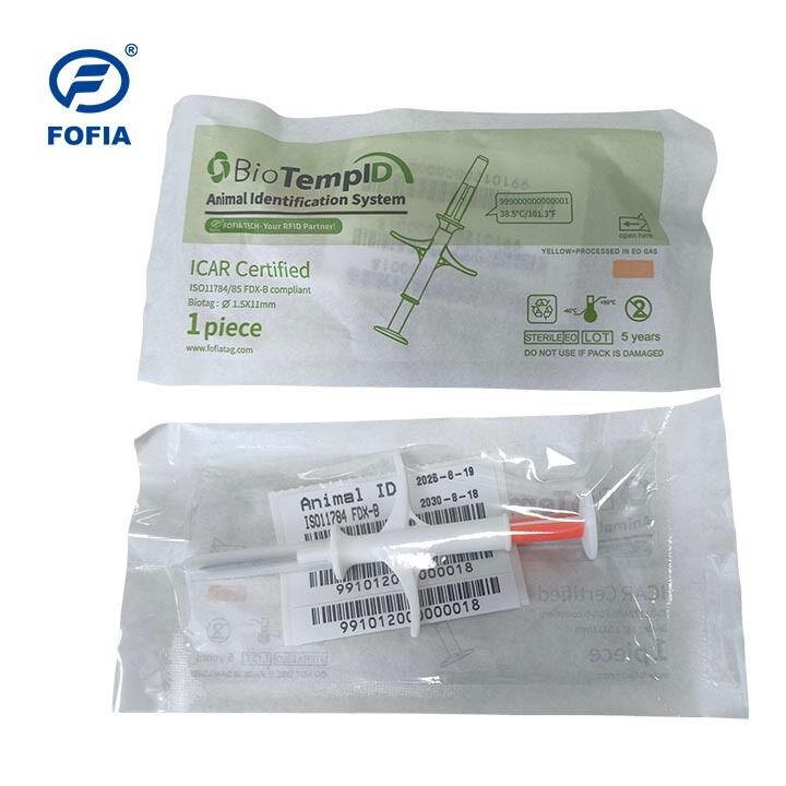 RFID-transponder voor de temperatuur van dieren HT003 - Real-time monitoring voor diergeneeskundige klinieken