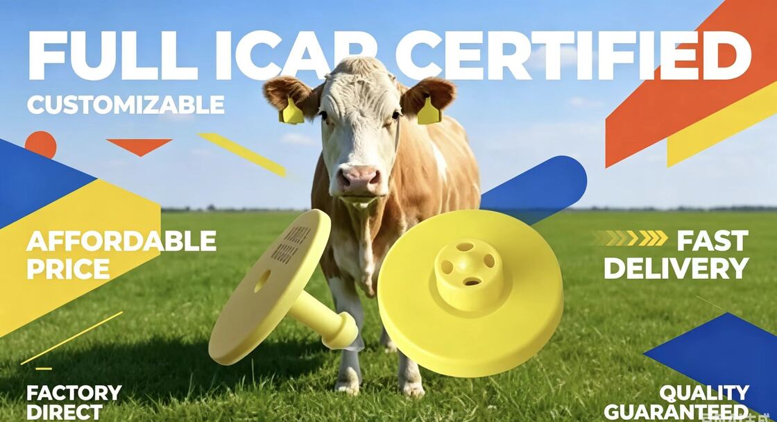 Duurzame elektronische oordopjes voor de identificatie en het volgen van vee ter ondersteuning van het beheer van de boerderij en het toezicht op de dieren