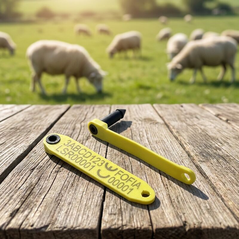 Lange eenstuk TPU elektronische oortekens 134,2 kHz voor schapen en geiten