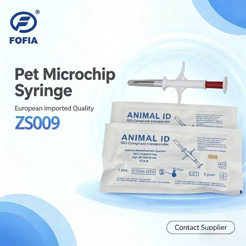 2026 Hot Selling Edition Nieuwe RFID 134.2kHz Geïntegreerde Fofia Animal Implantabele Microchip Waterdicht 3 jaar garantie voor huisdieren