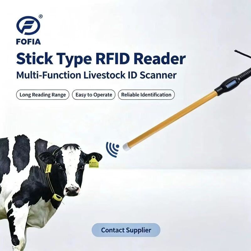 Waterproof PT280 RFID Reader 134.2kHz PVC Plastic NLIS Australië ICAR Goedgekeurd Vee ID USB ISO 11784/5 Wiegand RS232