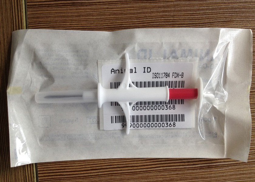 6 de Hondmicrochip 2.12*12mm van het stickersspoor met Bio - Glas Parylene Behandelde Injecteerbare Transponders