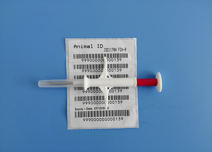 De Microchip van huisdierenidentiteitskaart met Zes Stickers met ICAR keurde Injecteerbare Transponders goed