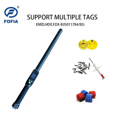 ISO11784 FDX-B HDX Handheld wandlezer voor vee oormerk microchip lange leesafstand tot 30cm