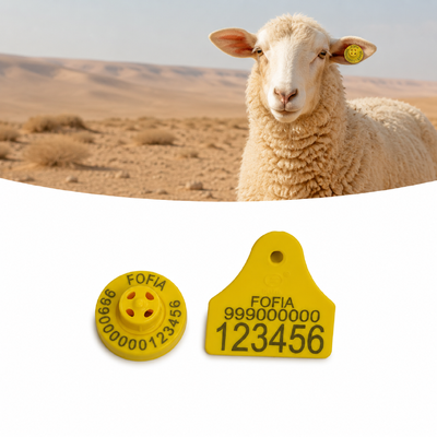 Leesafstand 22 cm voor FDX-B schapenoormerken 4,0 g Frequentie 134,2 KHz ontworpen om de productiviteit van schapenboerderijen te verbeteren