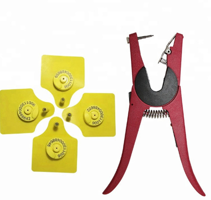 Universaal Huishoudelijk Oordopper Applicator Voor runderen Rode kalveren Varkens Geiten Schapen Lammetjes Rode Dieren